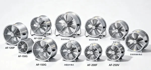 Axial Flow Fan -- industrial ventilation and equipment cooling