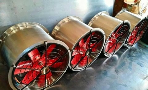 Axial and duct inline ventilation fans