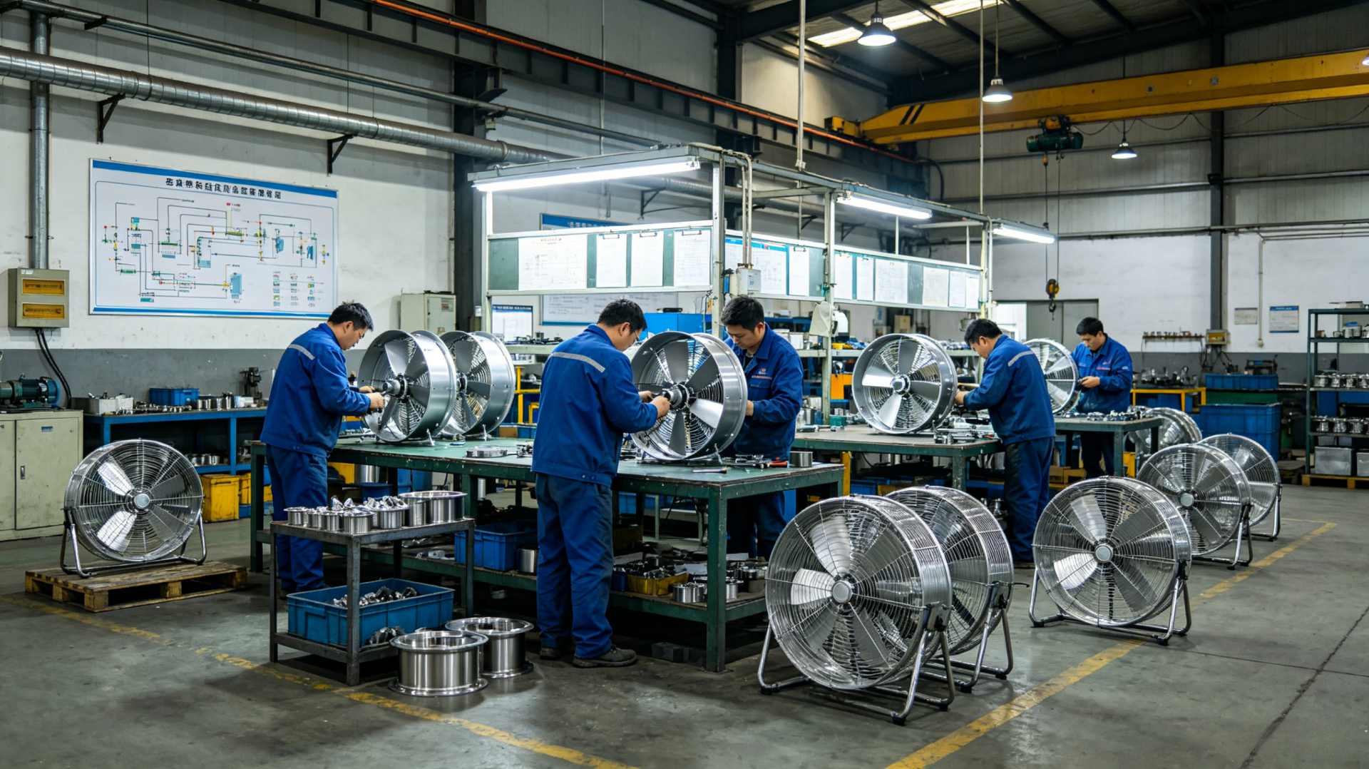 ANTONFANS OEM/ODM fan manufacturing facility