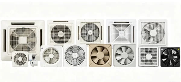 Wall Mounted Ventilation Fan -- fixed exhaust and supply air for industrial buildings