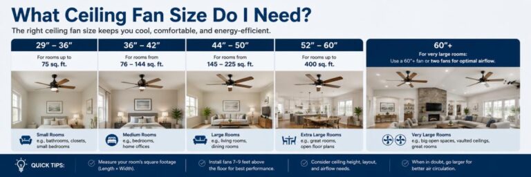 What Ceiling Fan Size Do I Need?