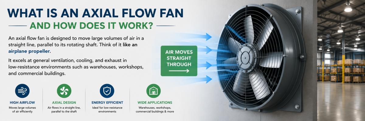 What Is an Axial Flow Fan and How Does It Work?