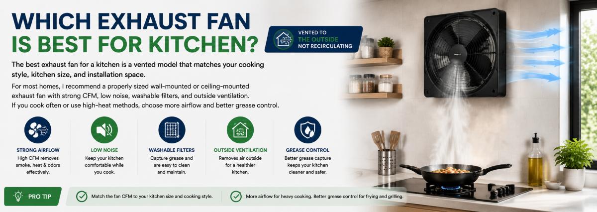Which Exhaust Fan Is Best for Kitchen?